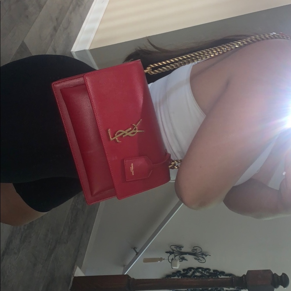 **‼️SOLD‼️** YSL (Saint Laurent) Red Handbag! - Picture 11 of 13